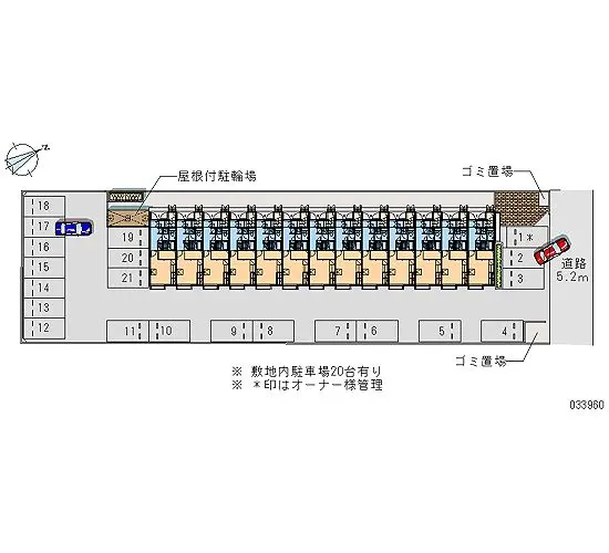 ★手数料０円★四日市市日永３丁目　月極駐車場（LP）